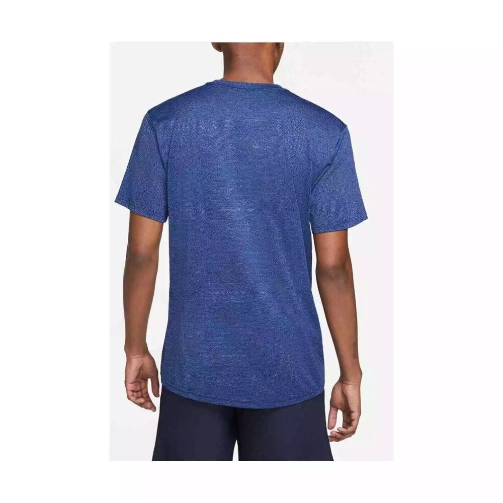 NIKE Men Dri-Fit Utility Static Training Tee Size Medium-Tall BLUE NWT MSRP $40 - Picture 2 of 11